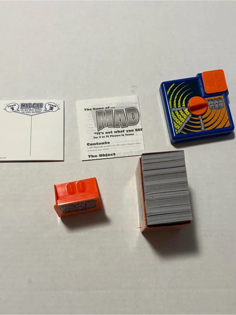 Mad Gab Party Game - Orange Box